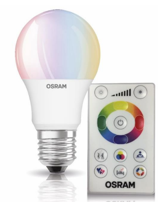 7015056 LED CLASSIC RGB 7.5W BIV E27 IR KITX2